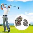 Neoprene Golf Club Irons Head covers Ball Head Protective Cover Fashionable Useful Headcover 7 Colors Set of 10 (Gray+Camouflage)