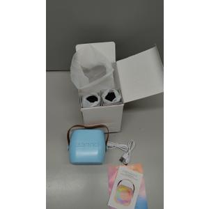 Karaoke Machine, Portable Bluetooth Speaker with 2 Wireless Microphones for Kids, Karaoke Toys Gifts Toys for Girls Boys Family Home Party (Blue)