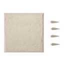 VEVOR Garden Stepping Stones, 16Pcs 15.5 x 15.5 in, Decorative Stepping Stones with Stakes, Weather-Resistant Plastic Pathway Pavers, Smooth Surface, Outdoor Walkway for Lawn Patio Landscape, Beige