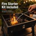 Portable BBQ Charcoal Camping Grill: Tabletop Folding Barbecue Grills