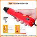 Kuject Heat Gun for Shrink Tubing, 820PCS Solder Seal Wire Connectors & Heat Shrink Tubing Kit, Waterproof Heat Shrink Wire Connectors Kit with Mini Heat Gun for Marine Automotive Wiring, AWG 26-10