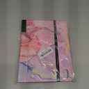 OKP Case for iPad 11-inch (A16) 2025 / 10th Generation 2022, for ipad 11th /10th 10.9 inch with Multi-Angle Viewing PU Leather Stand Cover with Pencil Holder & Pocket, Auto Sleep/Wake, Marble Rosegold