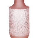 Bambeco 6 x 13in  Pink Glass Vase