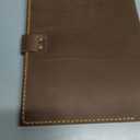 Leather Sketchbook Cover for A5/5.5"x8.5" sketch pads - Handmade Genuine Leather Artist Case with Pencil Holder & Zipper Pocket, Professional Drawing Supplies (Brown, 5.5"x8.5")