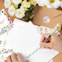 2 x Yopyame Wildflower Thank You Cards - 52PCS Wildflower Beyond Grateful Thank You Cards With Envelopes And Stickers Floral Thank You Notes With Envelopes Greeting Cards For Wedding Baby Shower