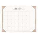 Simplified Desk Calendar 2026 with Desktop Mat, Cabbrix Large Desk Pad Calendar 21" x 16-1/2" Runs From January 2026 to December 2026, Desk Blotter Calendar for Home School and Office (Apricot) : Office Products