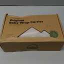 KeaBabies Baby Wrap Carrier - All in 1 Original Baby Carrier Newborn to Toddler Sling, Easy to Wear, Hands Free Bonding, Lightweight, Breathable Infant Wraps (Stone Gray)