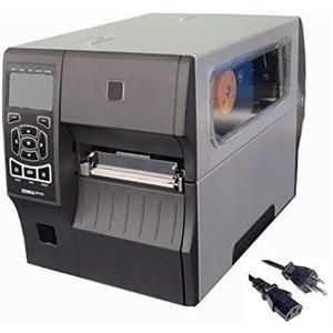 Zebra ZT410 Barcode Label Printer | Thermal Transfer & Direct | Industrial, 4-Inch, 203dpi, USB and Ethernet Interfaces, Power Cable