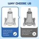 587819701 187292 192870 Lawn Mower 42" 46" 48" 54" Mower Deck Spindle 532187292 Fit for Husqvarna Lawn Mower Parts yth22v46 yth24v48 532187281 567253301