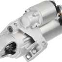 Starter for 99-00 Cadillac Escalade 5.7L, 97-98 Chevy Astro Van 4.3L, 01-02 Silverado 96-02 Express 94-00 C/K 95-00 Tahoe 96-02, 94-00 GMC Savana Sierra Yukon, Without Heat Shield, 41012153 6449