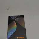 TORRAS Shockproof for iPhone 14 Pro Case, [3X Military-Grade Drop Tested & Slim Silky Feel] Translucent Hard Back with Silicone Protective Anti-Fingerprint Anti-Scratch Phone Case Guardian, Black