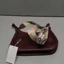 APHISON Trendy Leather Crossbody Purse with Adjustable Strap, Women's Shoulder Handbag (07-grape)