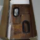 KLM Liquor Bottle Display Shelf, Coffee Syrup Rack Organizer, 2 Step Countertop Liquor Wine Rack, mini bar,Liquor Cabinet, Home Retro Bar Shelf Stand for Liquor Whiskey, Spirits, Brown