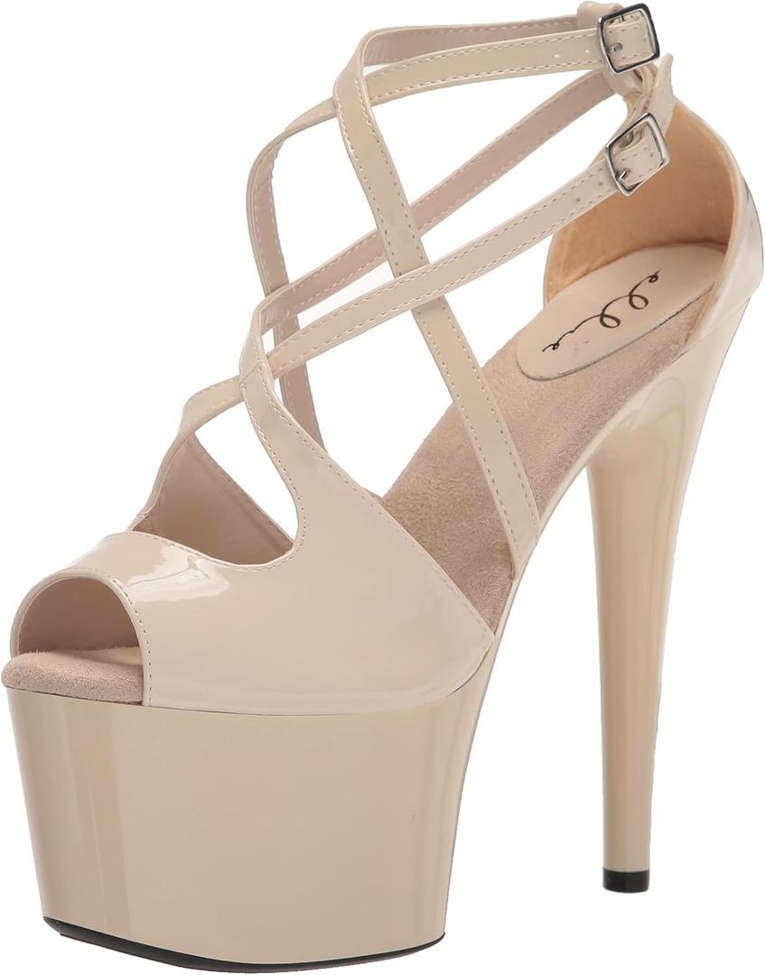 Ellie Shoes Women's 709-tina (Beige)