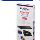 Aqueon LED Deluxe Fish Tank Aquarium Full Hood with LED Light, Black, 20 Inch