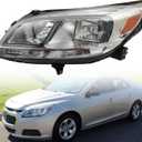 munirater Headlight Assembly Replacement for Ma-libu L-S 2013-2015 | Ma-libu Limited L-S 2016 Left Headlamp Driver Side