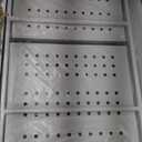 Himix Storage Shelves with 20 Hooks, 5-Tier Foldable Shelves for Storage, Collapsible Organization Rack Bookshelf 440 Ibs for Kitchen Garage Home Room, White - No Assembly