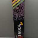 LOLLIPOP Thick Yoga Mat, Non-Slip Exercise Mat for Yoga, Pilates, Stretching Fitness & Exercise Mat with Easy-Cinch Carrier Strap, 72"L x 24"W x 1/ 4 Inch Thick, Pink & Grey