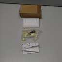 Toothbrush Holder for Bathroom Counter, Metal Toothbrush and Toothpaste Holder Stand with Marble Base for Bath Organizer Countertop, 3 Slots (Gold)