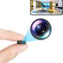 Mini WiFi Security Camera, 4K Nanny Camera with Night Vision, Remote Viewing for Security with iOS,Android Phone