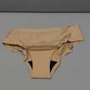 KNIX Super Leakproof No-Show Bikini Period Underwear  Heavy Flow, Reusable Absorbent Menstrual & Incontinence Panties (Large, Warm Sand)