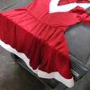 Women's Santa Claus Costume Mrs Christmas Fancy Dress with Belt Xmas Outfit