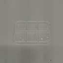 Mixed Black Silver Nail Art Studs, Square Rivets Nail Charms, Rivets Jewelry for Nail DIY Manicure Jewel Accessories