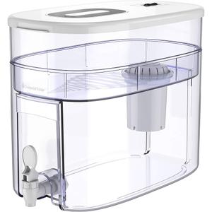 120 Gallon Long Life 40 Cups Water Filter Pitcher 1 Membrane Filter, IAPMO Certified, 5X Times Lifetime, Reduces 99% Lead, Cadmium, Mercury, PFAS, PFOS, Compatible Brita Long Last Pitcher
