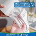 1.2 gallon trash can liners,Small clear Garbage Bags 300,Extra Strong 1.2 Gal Trash Bag,Fit 4.5-6 liters trash Bin Liners for Home Office Kitchen