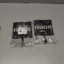 Amsally Heavy Duty Wall Hooks 5-Inch (2 Pack) - Sturdy Steel Coat Hooks for Living Room, Bathroom, Kitchen & Bedroom (Max 33 lbs, Black) - Hang Coats, Bags, Towels, Hats, Keys, Cups