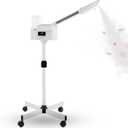 Professional Facial Steamer On Wheels for Esthetician, Touch Screen Vaporizador Facial Steamer with Hot Mist&Timer Function, Spa and Home Use