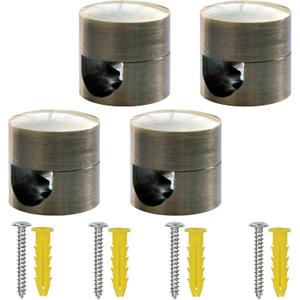 4 Pcs Ceiling Hooks for Hanging Lights,Swag Hooks for Ceiling,Copper Ceiling Hooks Compatible with for Hanging Lights DIY Hanging Wire Light Installation,Suitable for Various Walls