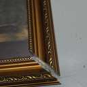 Farmhouse Still Life Picture Living Room - Rustic Vintage Decor for Bedroom - Peach Fruit Dining Room Moody Muted Oil Painting Art Deco Framed Wall Art for Kitchen - 9 x 12