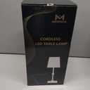 Cordless Rechargeable Table Lamp with Dimmer,Portables Battery Operated Table Lamp,Touch Dimmable Desk Lamp with USB Port,Bedside Night Lamp for Patio Camping Restaurant Home (Wood Grain)