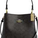 COACH womens Small Town Bucket (One Size, Walnut Black)