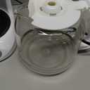 MUELLER HOME 12-Cup White Coffee Maker - Borosilicate Carafe, Auto-Off, Reusable Filter, Anti-Drip, Keep-Warm Function, Clear Water Level Window, White Kitchen Accessories