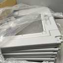 Clear Acrylic Dog Playpen Indoor, Puppy Cat Small Pet Play Pen, Pet Cat Playpen for Rabbits, Dog Fence Crate Kennel Whelping Cage (Black, 8 Panel)