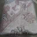 Machine Washable Rugs Nursery Rug 5x7 Cute Girl Non Slip Low Pile Water Repellent Soft Print Pattern for Bedroom Indoor Decor Kids Playroom Pink