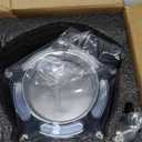 FOR HARLEY-DAVIDSON AIR CLEANER FILTER, SPORTSTER, TOURING, STREET GLIDE, ROAD KING, ELECTRA GLIDE, DYNA, SOFTAIL MOTORCYCLE AIR INTAKE (CHROMED, RED FILTER, C-FOR TOURING 2008–2016).