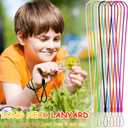 50 Pack Magnifying Glass for Kids, 15x and 5X Handheld Portable Magnifier for Home, Magnify Glasses Lens with 50 Lanyard for School Students Outdoor Explorer, Science Observation and Reading