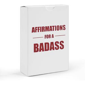 Badass Affirmations for Women  54 Inspirational Affirmation Cards | Positive Self Care & Manifestation Deck, Funny Daily Motivation Cards, Empowerment Gifts for Women, Best Friend, and Coworker