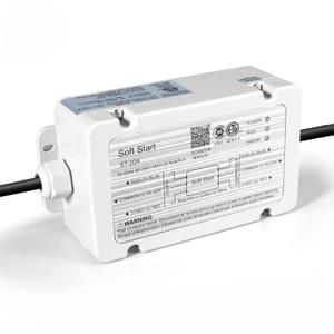 Soft Start for RV air conditioners Reduces Startup Current by up to 75%, Saving Battery Power. Compatible with 120V-240V Systems (3.5 ton max), Ideal for RVs, Vans, and Campers. (White)