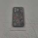 Compatible for iPhone 14 Pro Case Cute with Strap Stand Finger Kickstand, Designer Cool Silicone Cases Funda Cover - Green Flowers Spring Nature