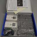 Newentor Weather Station Wireless Indoor Outdoor Thermometer, Color Display Digital Weather Thermometer with Atomic Clock, Barometric Pressure, Forecast Station with Adjustable Backlight,Black,2Sensor