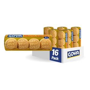 Goya Foods Maria Cookies, 7 Ounce (Pack of 16) (EXP 07/14/27)
