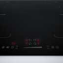 Empava 30 Inch Electric Induction Cooktop Built-In, Bridge-Sync, Smooth Glass Surface, Power Boost, Slider Touch Control, Timer, Pause Function, Child Lock, Hardwired Kitchen Appliance