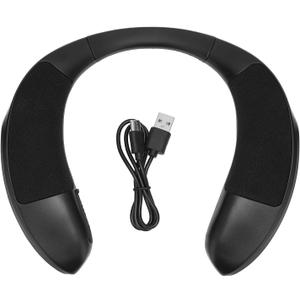 GOWENIC Neckband Speaker, BT 5.3 Wearable Speaker, Clear Calls 3D Surround Stereo Sound, Ergonomic Design, Portable BT Cordless Speaker for Home, Outdoor, Sports and Travel