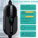 AIMILER Level 2 Electric Vehicle (EV) Charger(WIFI APP/Plug-play), 32A, 25ft Cable ETL Certified, 220V-240V NEMA 14-50P Plug EVSE w/ J1772 Connector, Portable EV Car Charging Stations for Home Level 2