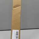MATDDY 3/8" Glass Shower Door Side Seal Strip 2 Pack x 39 Inch Bottom Black