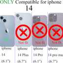 for iPhone 14 Case Glitter Clear Paw Love Heart Compatible with MagSafe, Strong Magnetic Full Camera Lens Protection Soft Slim Thin Cute Bling Phone Case - Black